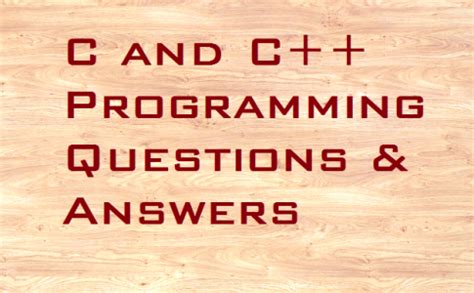 C Programming Questions And Answers Pdf Archives Engineering Tutorial