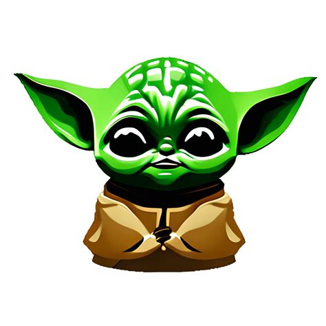 Baby Yoda Graphic · Creative Fabrica