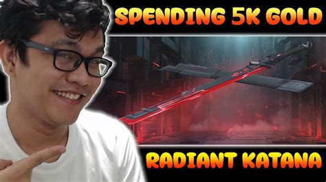 Spending K Gold On The Radiant Katana Bloodstrike Youtube