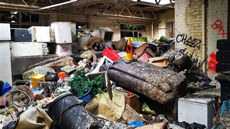 Inside Creepy Abandoned Factory Piled High With Rubbish Which Became