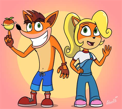 Crash And Coco Bandicoot The N Sane Duo By Digitalrq On Newgrounds