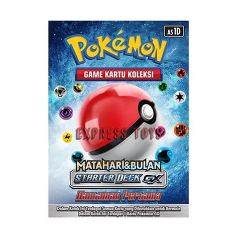 Jual Pokemon Game Kartu Koleksi Matahari Dan Bulan As D Starter Deck Gx