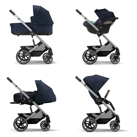 Poussette Trio Balios S Lux Ocean Blue Si Ge Auto Aton B I Size