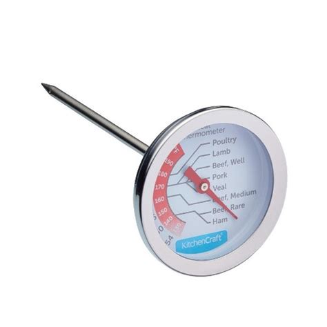 Kitchencraft Stainless Steel Meat Thermometer