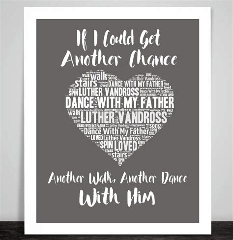 LUTHER VANDROSS Dance With My Father Music Love Song Lyrics Heart Art ...