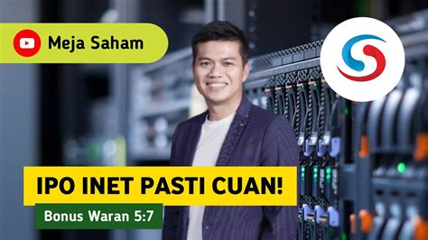 Potensi Cuan Ipo Saham Inet Pt Sinergi Inti Andalan Prima Tbk Youtube