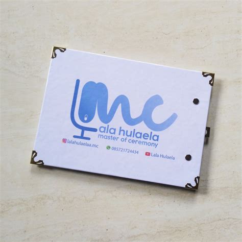 Jual Qcard Mc Handmade A5 Tebal Custom Waterproof Cue Card Indonesia