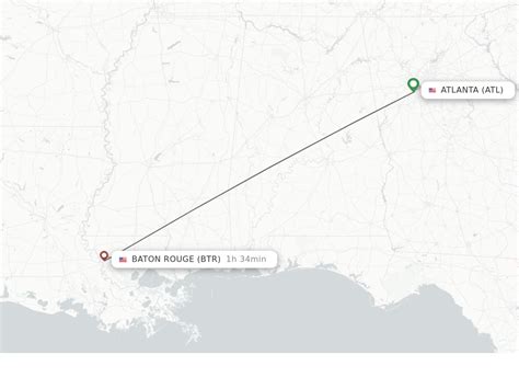 Direct Non Stop Flights From Atlanta To Baton Rouge Schedules