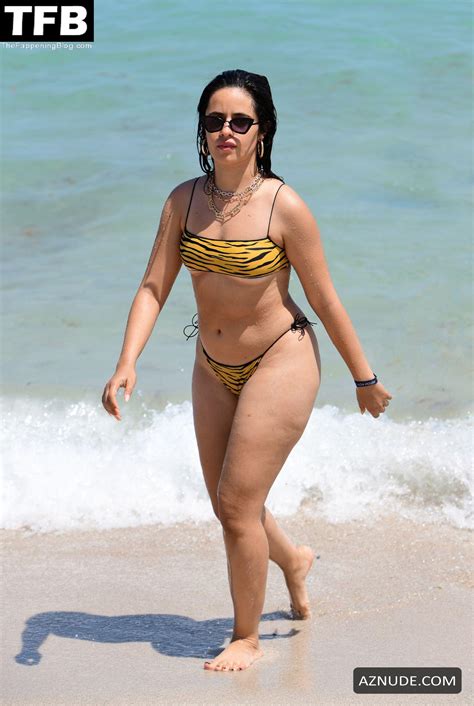 Camila Cabello Sexy Seen Flaunting Her Hot Bikini Body At The Beach In Miami AZNude