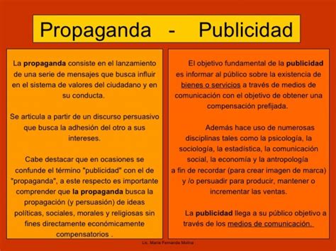 Publicidad Y Propaganda Cuadros Comparativos Cuadro Comparativo