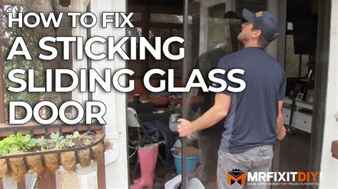 How To Fix A Sticking Sliding Glass Door Youtube