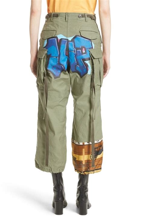 Junya Watanabe Studded Graffiti Print Cargo Pants Nordstrom Berlin