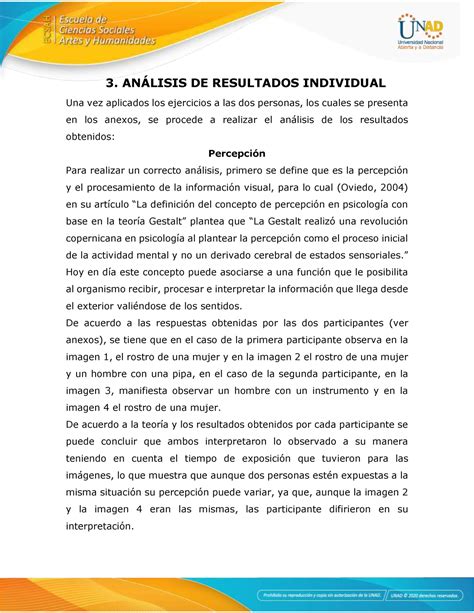 Formato An Lisis De Resultados Anlisis De Resultados