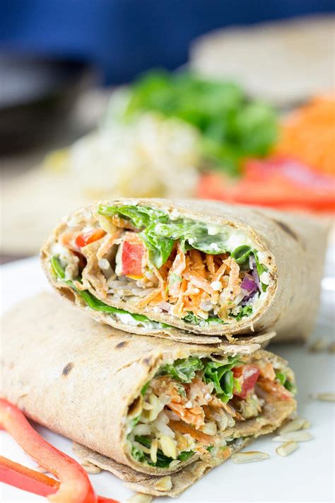 Tangy Veggie Wrap A Simple Protein Powered Lunch