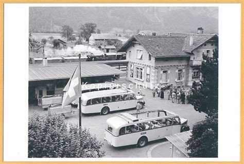 Foto Repro Meiringen Bahnhof Postauto Kaufen Auf Ricardo