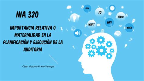 Nia 320 Importancia Relativa O Materialidad By Cesar Octavio Prieto