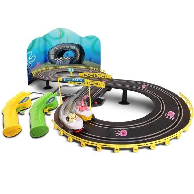 Nkok Spongebob Squarepants Hot Boat Rc Slot Car Race Set Spongebob Patrick Target