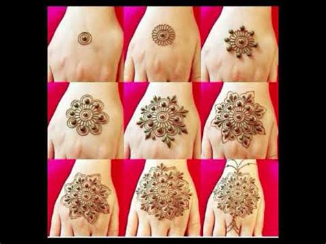 Easy Mehndi Designs Step By Step Ll Tikki Mehndi Designs Henna Bts