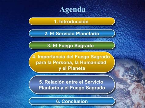 Servicio Planetario Fuego Sagrado Ppt