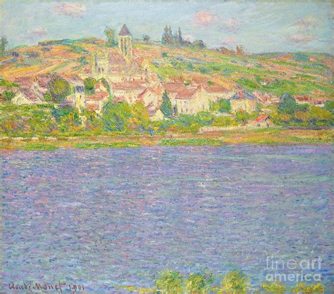 Vetheuil In The Sun Vetheuil Effet De Soleil 1901 Painting By Claude