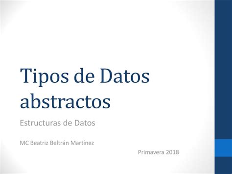 Tipos De Datos Abstractos Ppt Descargar