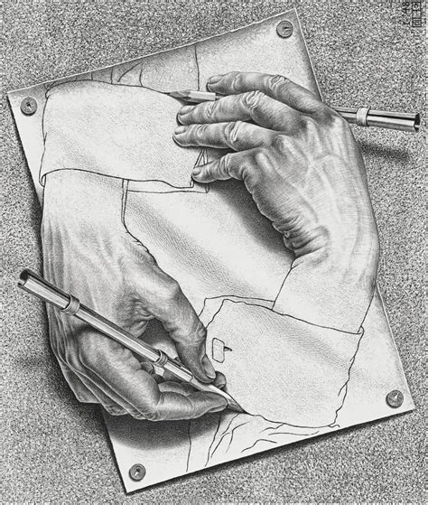 Escher Hand Drawing Hand - Drawing.rjuuc.edu.np