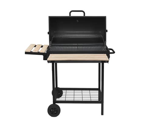 Barbecue Fumoir Au Charbon De Bois Kentucky Noir Acier Inoxydable