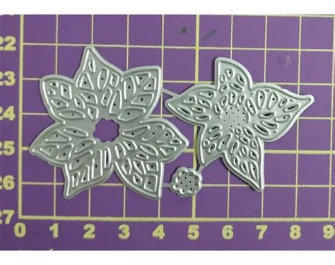 Matriz Corte Metal Scrapbook Fflo 017 Flor Flores Vazada