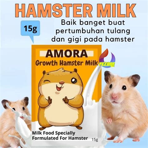 Jual Susu Hamster Bayi Susu Amora 15gr Dengan Kalsium Tinggi Baik Untuk