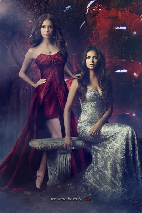 Elena Gilbert Katherine Pierce Nina Dobrev Vampire Diaries