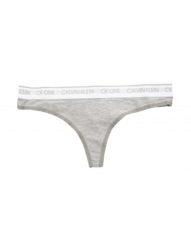 Calvin Klein Tanga Gris Ck One Cotton Mujer