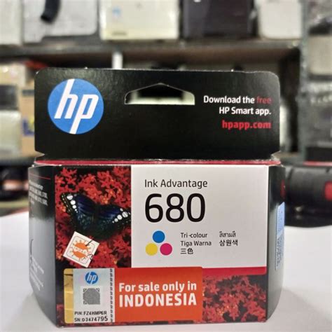 Jual Cartridge Tinta Hp Original Color Dan Black Shopee Indonesia