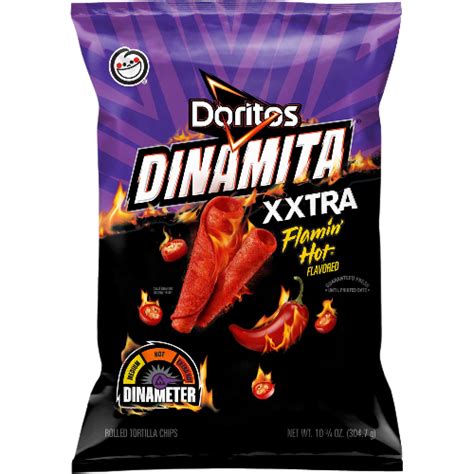 Doritos Dinamita Xxtra Flamin Hot Rolled Tortilla Chips Shop Now At Snacks