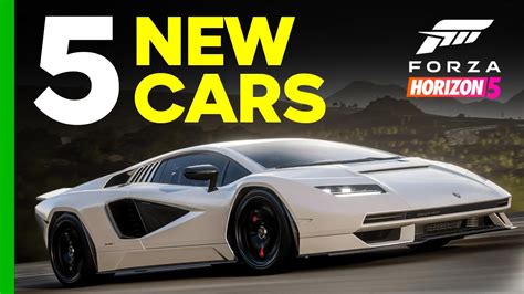 5 NEW CARS To Forza Horizon 5 New OUTFIT Badges And NEW ITENS To