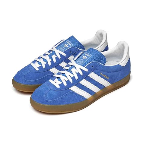 Adidas Gazelle Indoor Wmns Blue Fusion Gum — Kick Game