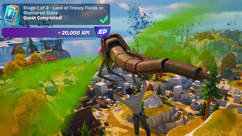 How To EASILY Land At Frenzy Fields Or Shattered Slabs In Fortnite