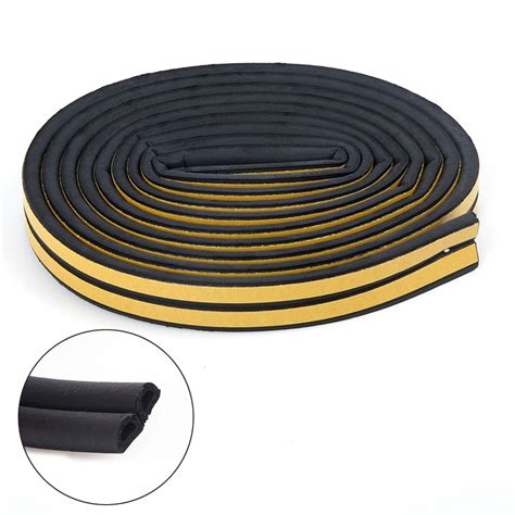 Weatherproof Adhesive Backed Dpei Shape Epdm Foam Rubber Seal Strip