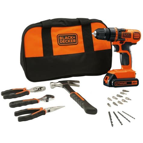 Atornillador Inalámbrico Black Decker 20v Bolso y Herramientas