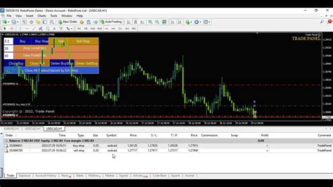 Trade Panel Mager FxDreema EA Builder YouTube