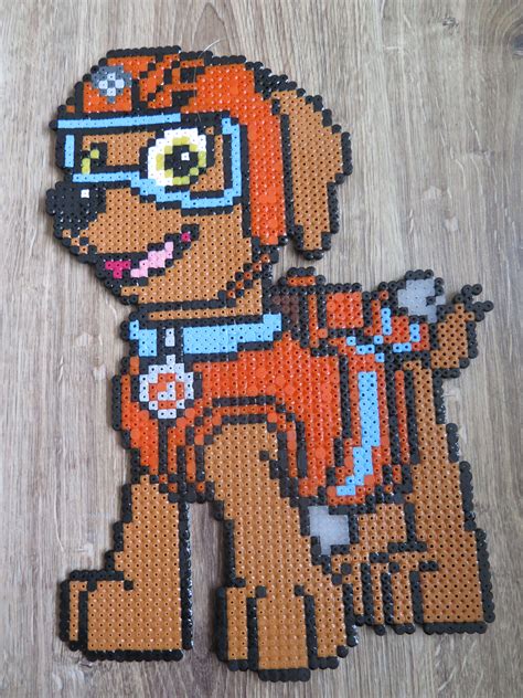 Paw Patrol Zuma Hama Strijkkralen Beads Perler Skye Paw Patrol Cake