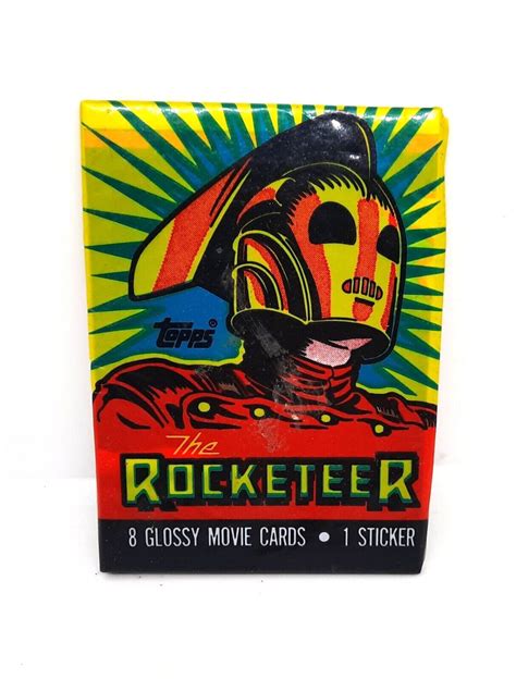 Topps Disney Rocketeer Glossy Movie Trading Cards Wax Pack