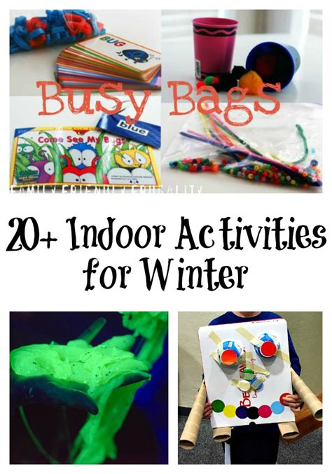 Win The Day With These 20+ Indoor Activity Ideas for Winter - Sippy Cup Mom