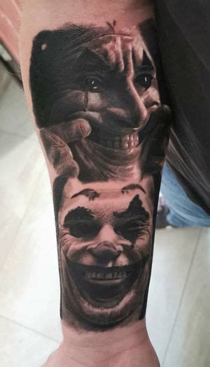 Tattoo Uploaded By Djordje Milisavljevic • Joker Themed Smile Now Cry