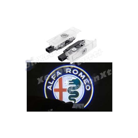 Logo Led Sotto Porta Alfa Romeo Giulietta Mito Stelvio Giulia Brera