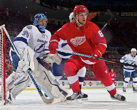 Tampa Bay Lightning V Detroit Red Wings By Dave Reginek