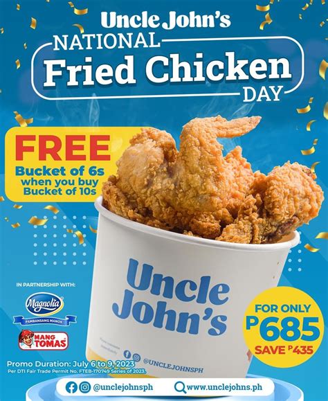 Get These Sulit Chicken Deals On National Fried Chicken Day Pep Ph