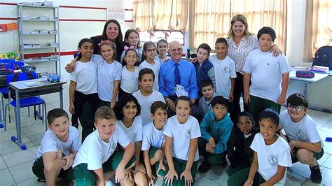 Secret Rio De Estado Da Educa O Visita Escola Ab Lio C Sar Borges Para