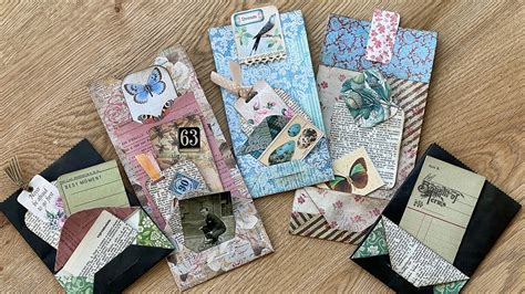 HOW TO Paper Bag Junk Journal Pockets With Mini Envelopes