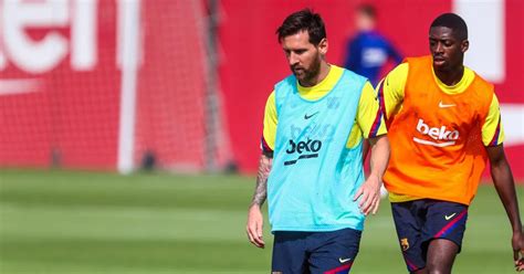 La Foto De Messi En El Entrenamiento Del Barcelona Que Disparó Las Alarmas A Días Del Duelo