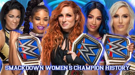 Smackdown Women S Championship History 2016 2021 Youtube